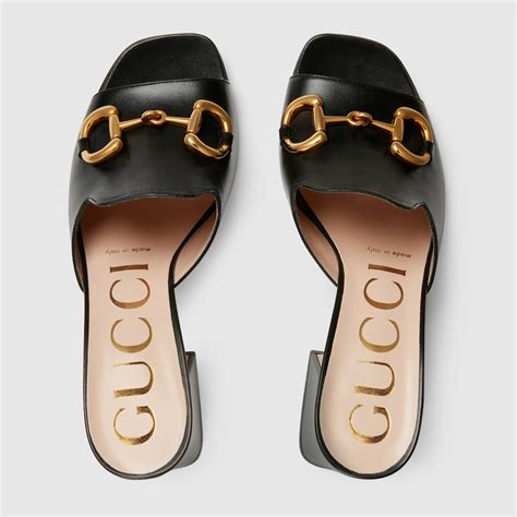 gucci horsebit slide sandals